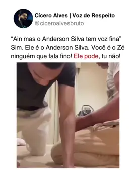 Quando eu falo que um homem com voz mais grave impõe mais respeito, todos os dias vem um Zé comentar: 