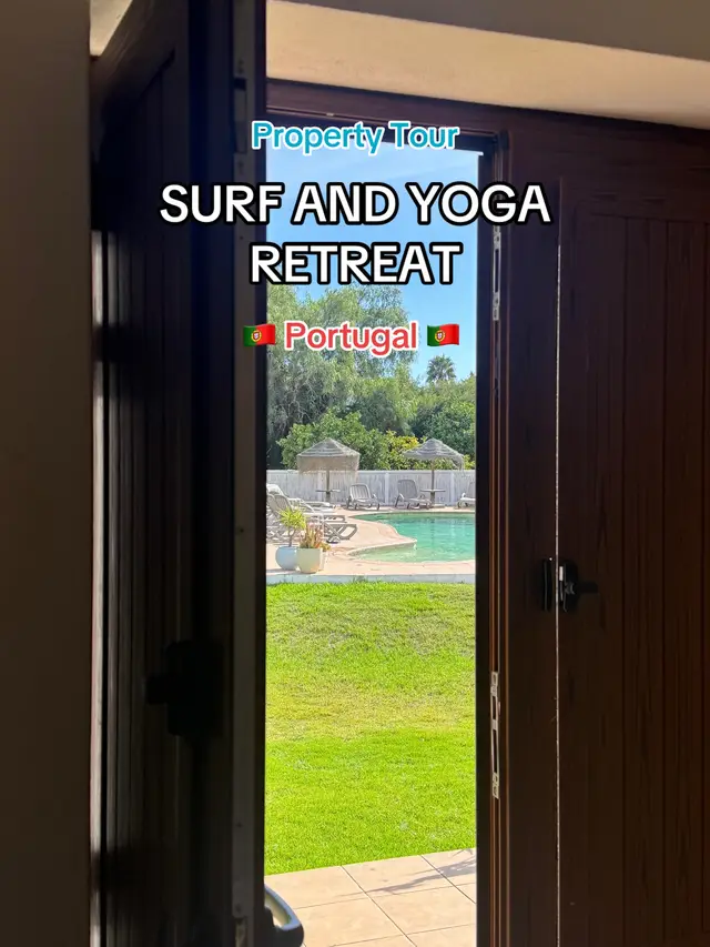 This retreat has been so worth it. So happy to be here relaxing for a bit. #surfretreat #surfing #yogaretreat #portugal #traveltok 