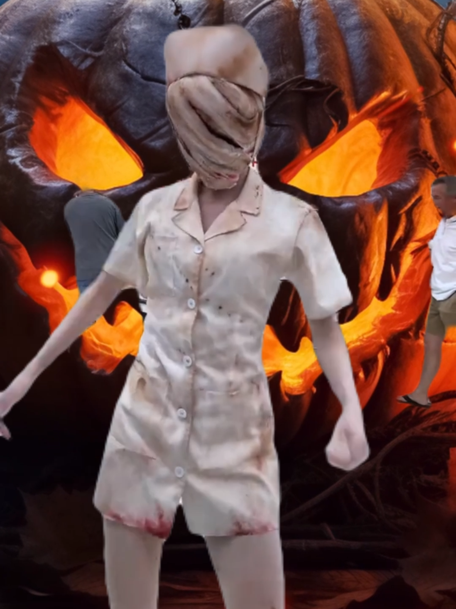 They asked what I was dressing up as. I said, 