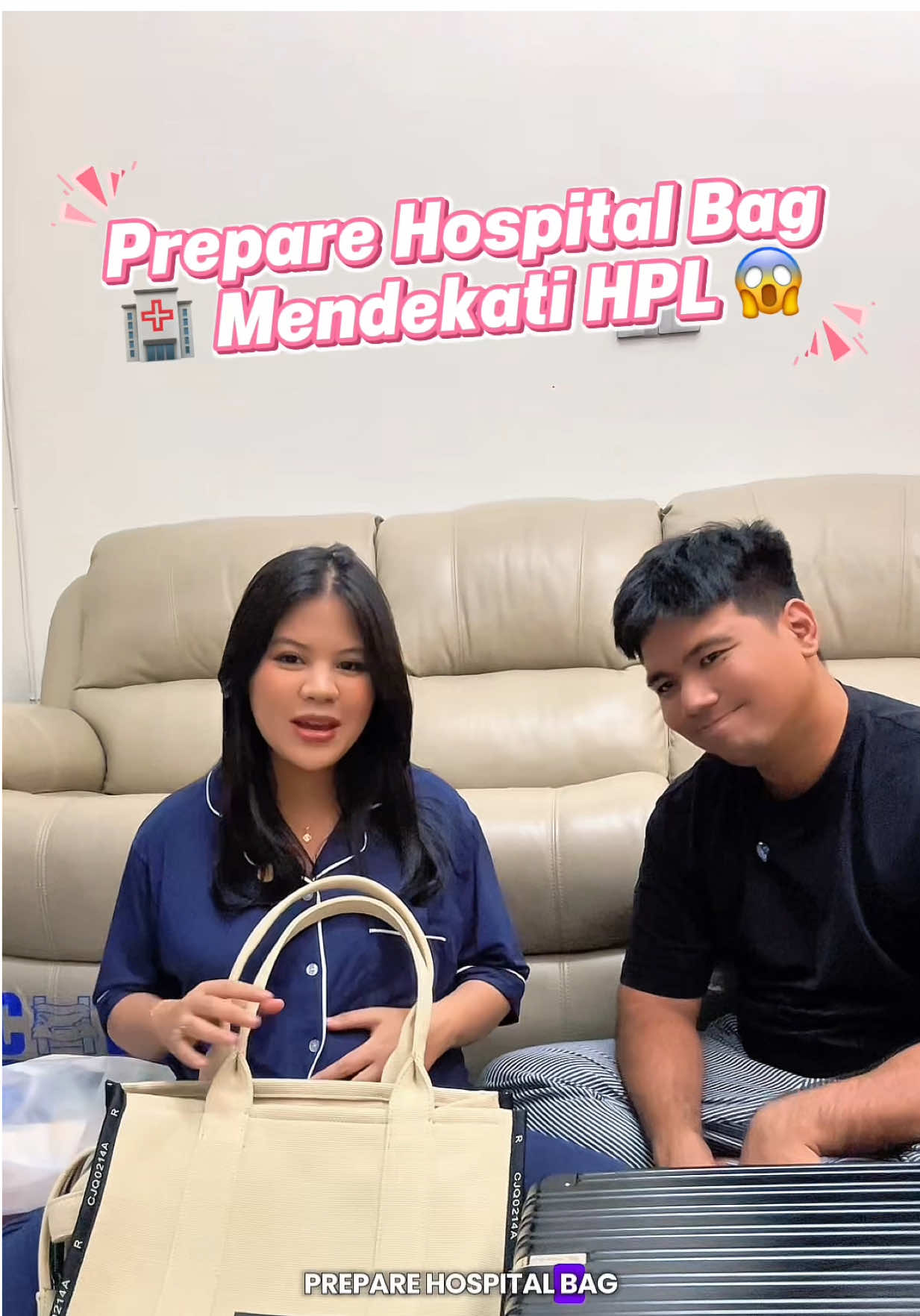 Siapin hospital bag mendekati hpl😱Gak sabar, excited, deg-degan, campur aduk yaa rasanya💖💖 #masyaallahtabarakkallah❤❤❤ 