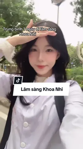 Trung bình 1 buổi lâm sàng Khoa Nhi☺️ #lamsang #xh #pov #hmu #sinhvienyduoc 
