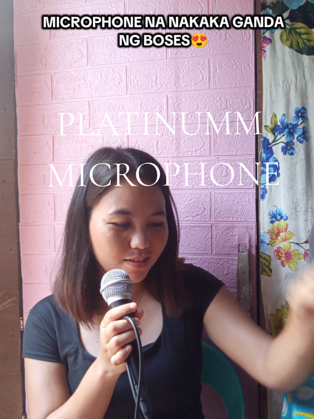 hanap mo ba ang microphone na nakaka ganda ng boses? this video is for you!!😍#microphone #platinummicrophone #viral #trending 