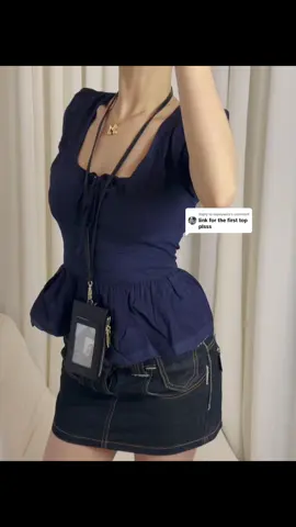 Replying to @sopeyaelis here babe sa yellow basket 🫶 #OOTD #schoolootd #girlsoutfits #cleangirl #babydolltop 