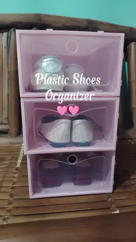 Keep your shoes neat and classy! 👟 With this plastic shoe organizer, goodbye na sa kalat hello sa maayos at aesthetic na space. #organizer #shoesorganizer #fypage 