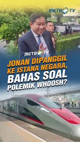 Presiden Prabowo Subianto memanggil Eks Menhub Igansius Jonan ke Istana negara di tengah upaya pemerintah restrukturisasi utang proyek KCIC atau Whoosh. #tiktokmetrotv #beritaviral #tiktokberita #metrotv #viral #videoviral #igansiusjonan #jonan #prabowo #whoosh #utangwhoosh #utang #istana