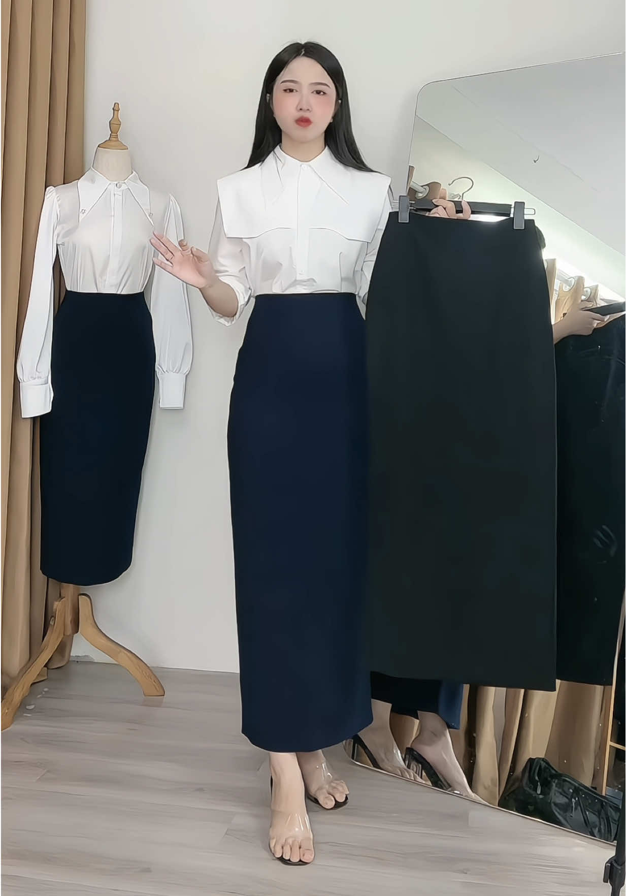 Set đồ làm mưa làm gió nhà Leonor #Leonordesign #fyp #xuhuongtiktok #chanvaybutchi #chanvaycongso 