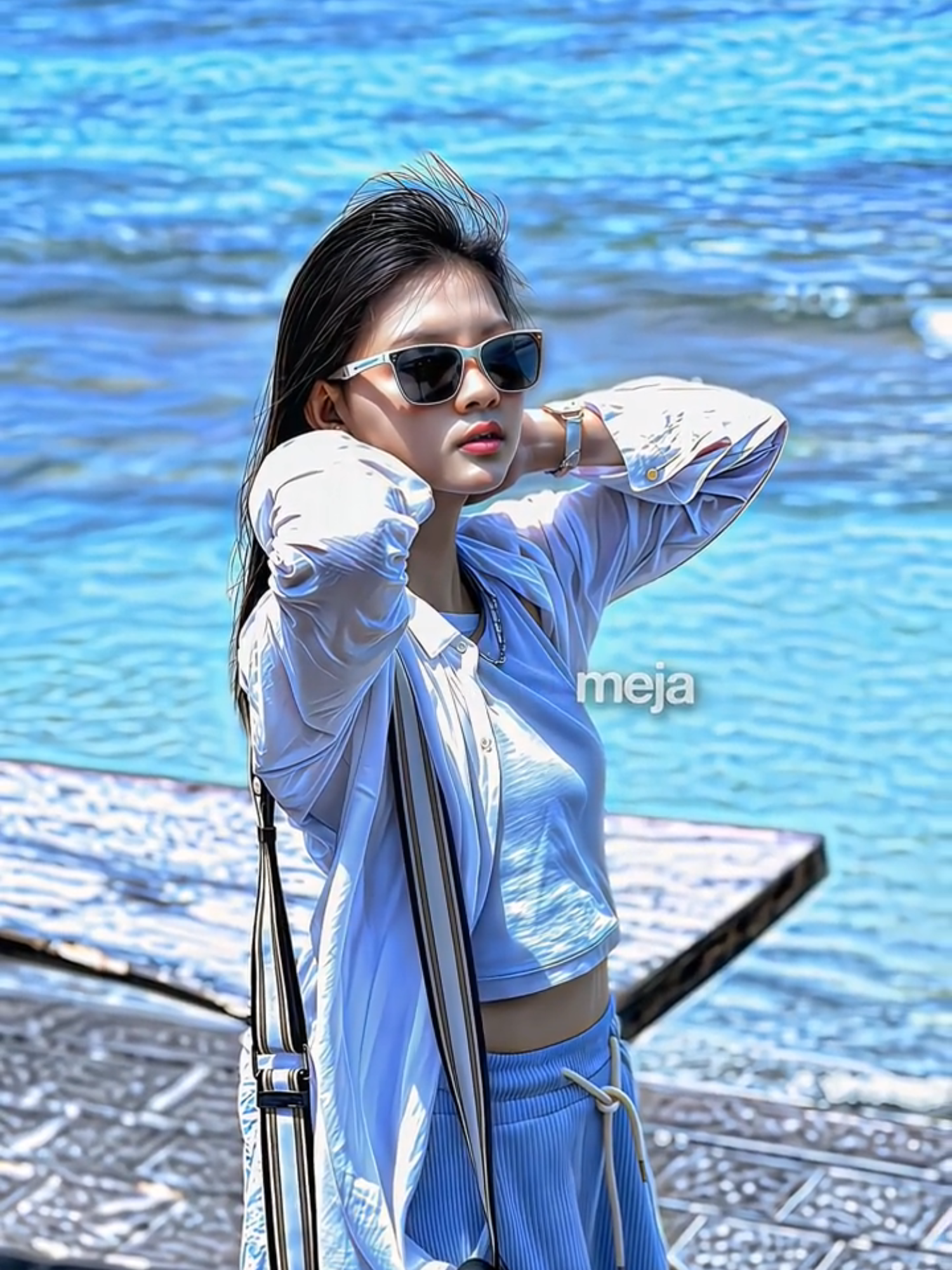 sekarang bisa share ke kalkulator ya?😳 #christyjkt48 #jkt48 ★ upload method ★ TG: @editing_news