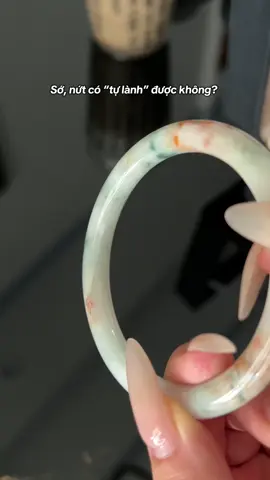 Sớ và nứt có biến mất được không? #jadebangles #bracelet #accessories #share #fyp 