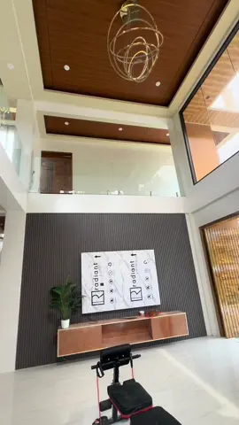 Accent Wall sa Living Area sa 1st floor ng dream house