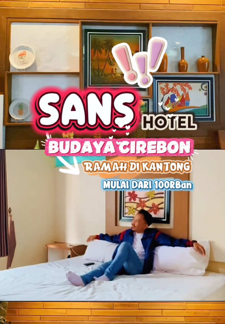 Hallo SANS Peeps Kalau lagi backpacker an ke kota cirebon, Cobain nginep nya disini “SANS HOTEL BUDAYA” by “@RedDoorz Indonesia  Selain akses nya mudah, hotelnya juga nyaman Nah kalau mau dapat promo dan harga terbaik Jangan lupa pakai kode promo nya “YUKNGINEP” Biar Dapatin Diskon Nya #RedTravelers #BerkeSANS #RedDoorz #cirebontiktok #cirebonpride🏴‍☠️ 