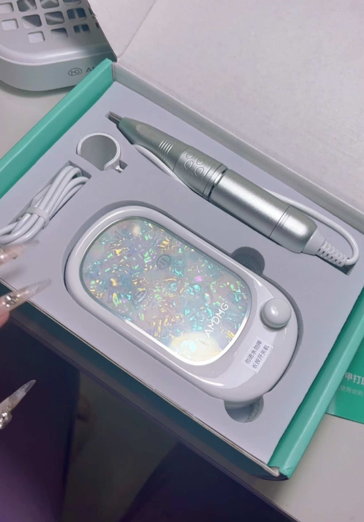 Người ta đập hộp iphon 17 còn tui đập hộp máy mài nha 🤣#nailxinhmoingay #xuhuong 