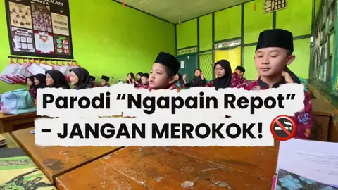 Hari ini anak-anak belajar tentang bahaya merokok dengan cara yang seru dan kreatif! Lagu populer “Ngapain Repot” diubah menjadi parodi edukatif berjudul “Jangan Merokok” Melalui lagu ini, mereka memahami bahwa rokok bukan hal keren, tapi penyebab penyakit. #icebreaking #laguedukasi #ngapainrepot #janganmerokok #bahayarokok 