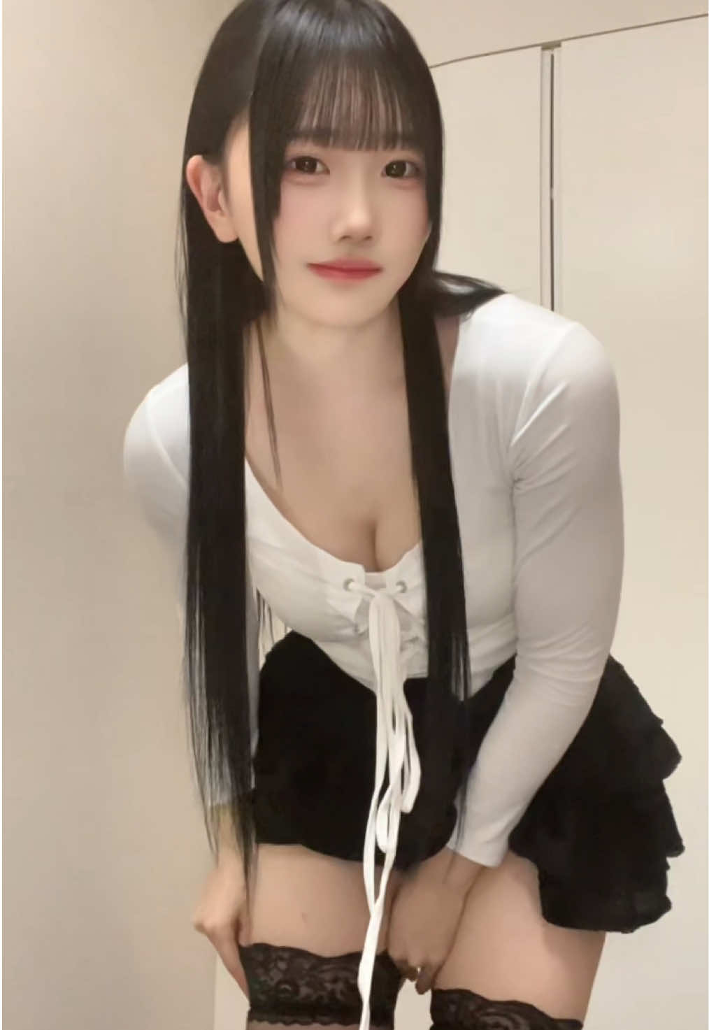 実は弓道歴六年、初段、個人優勝したことあります₍ᐢ ⸝⸝- ̫ -⸝⸝ ᐢ₎♡#ニーハイ#fyp #fypシ゚ 