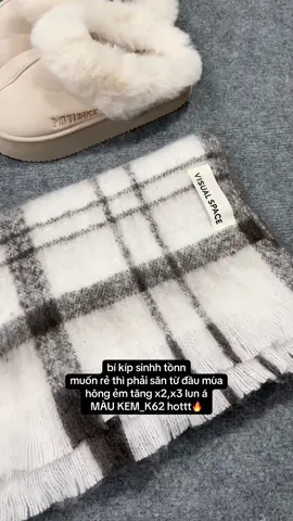 Khăn quàng cổ không thể thíu vào mùa đông ❄️❄️ #phukienthoitrang #khanquangco #khanlen #outfitmuadong #noel 