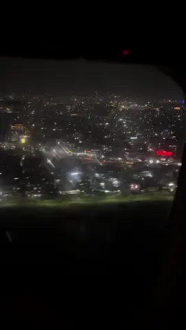 Kathmandu at night #fyp #flight #kathmandu #tribhuwaninternationalairport #goviral 