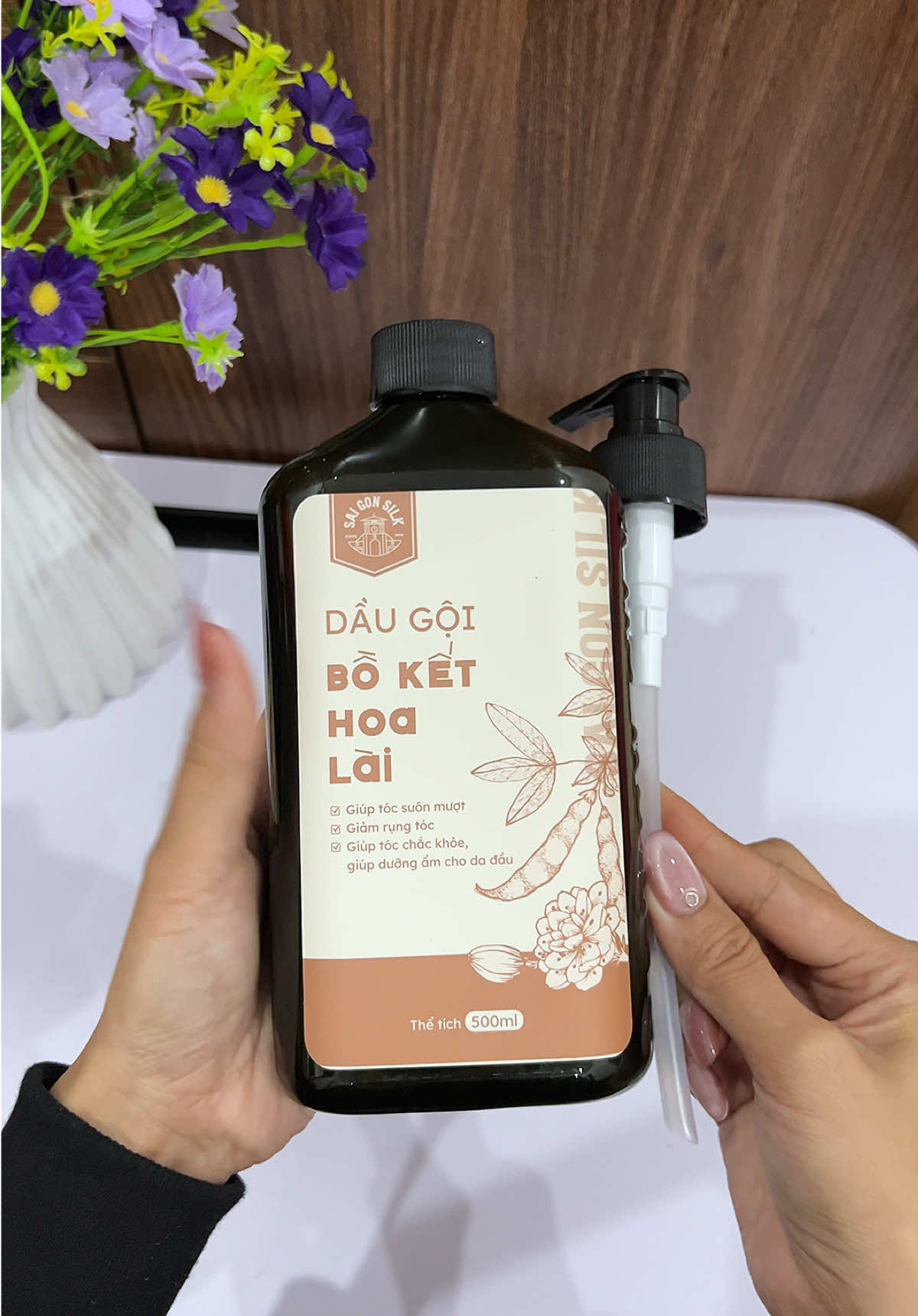 Dầu Bồ Kết thảo dược hỗ trợ tóc mọc dày dài hơn #daugoi #daugoithaoduoc #daugoitrigau #xuhuong #tranghatay96 