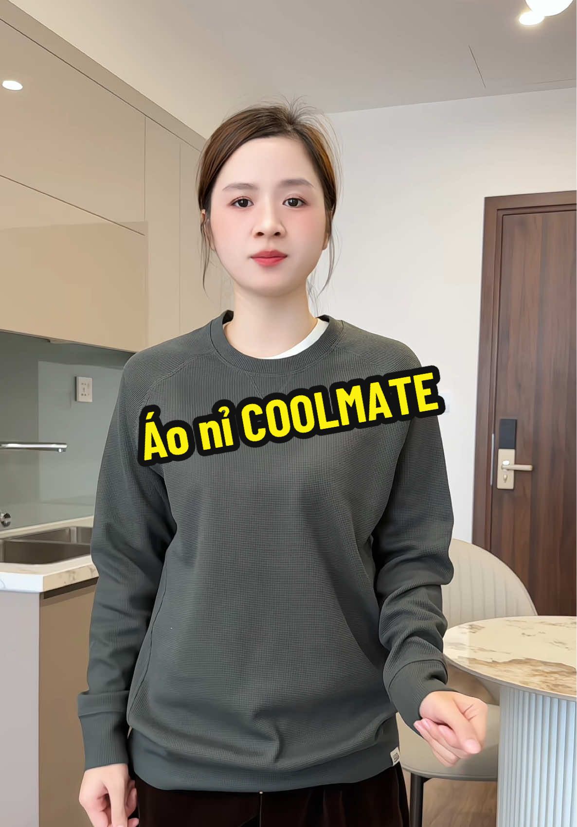 Áo nỉ sweater dáng trẻ trung - ấm áp #COOLMATE #phuongvinguyen #phuongsongsinh #Aoni #sweater 
