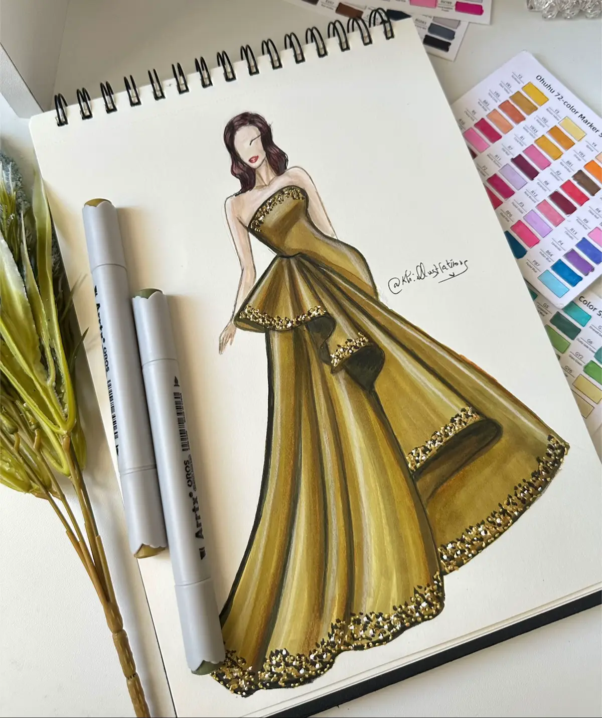 #fashionillustration #تصميم_الازياء 
