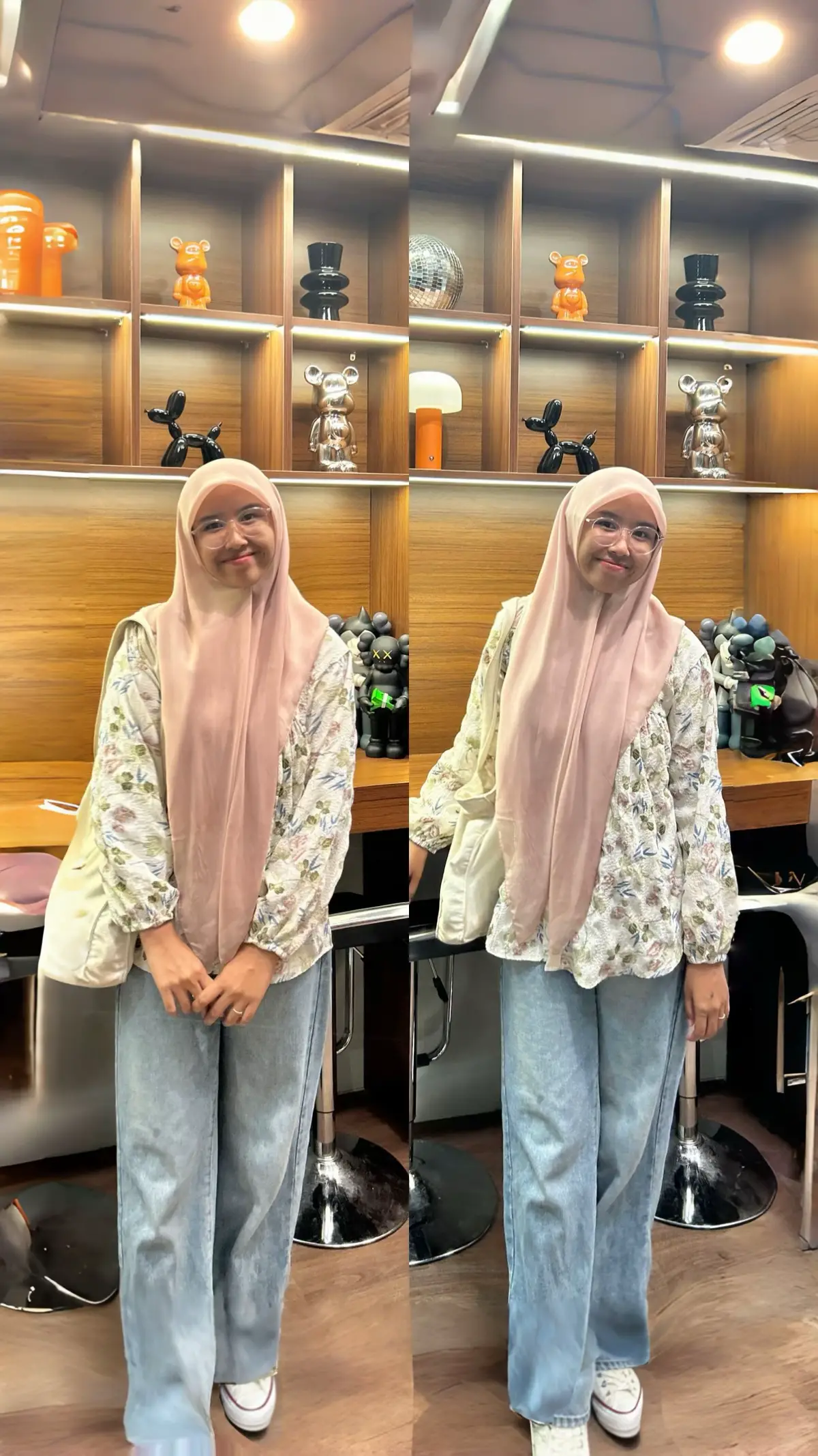 Kalian sadar ga kaki nya penyok?  Penyok karena aku nyoba perluasan foto pake AI 😭🙏 #fypdong 