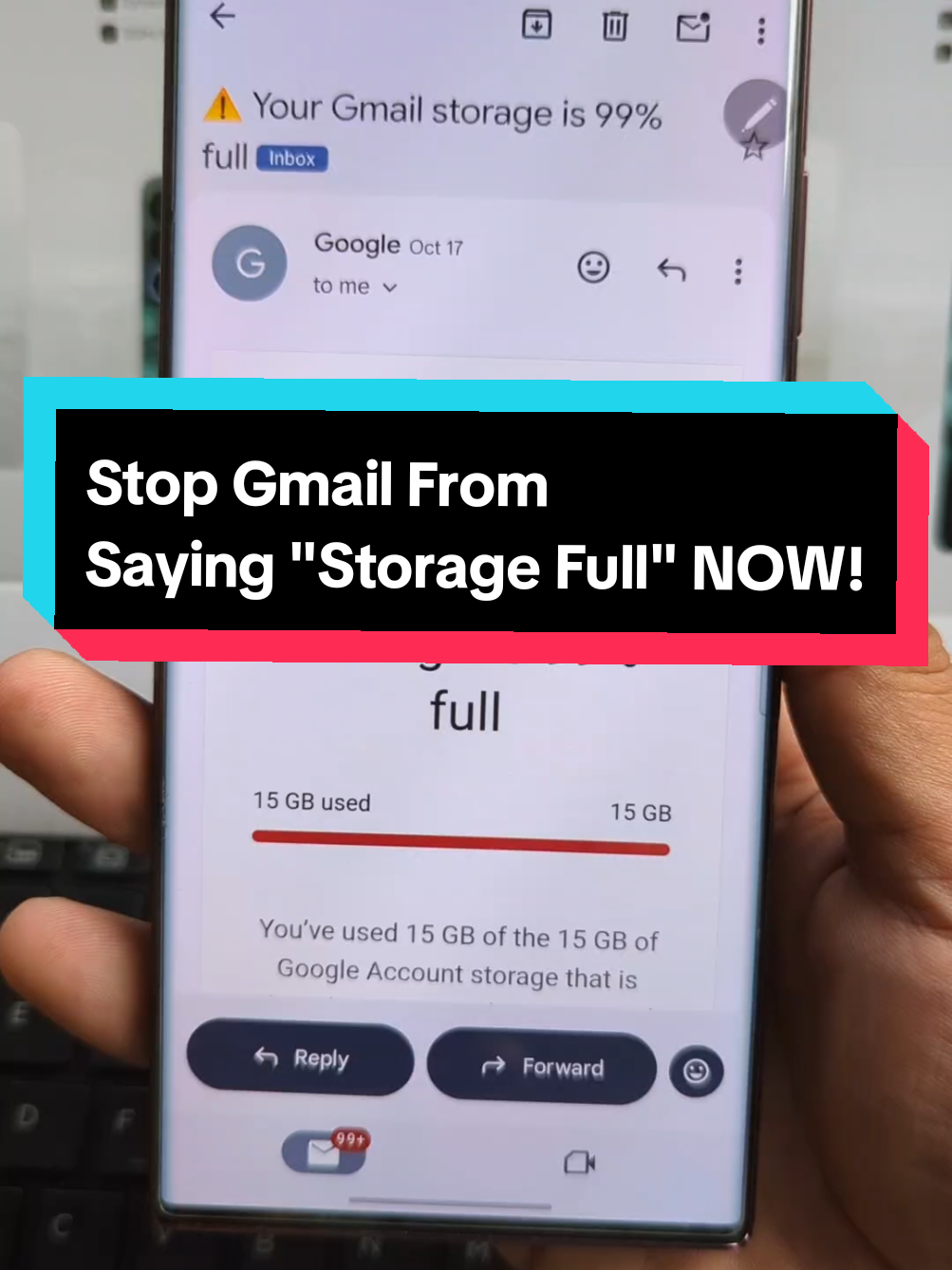 Stop Gmail From Saying 