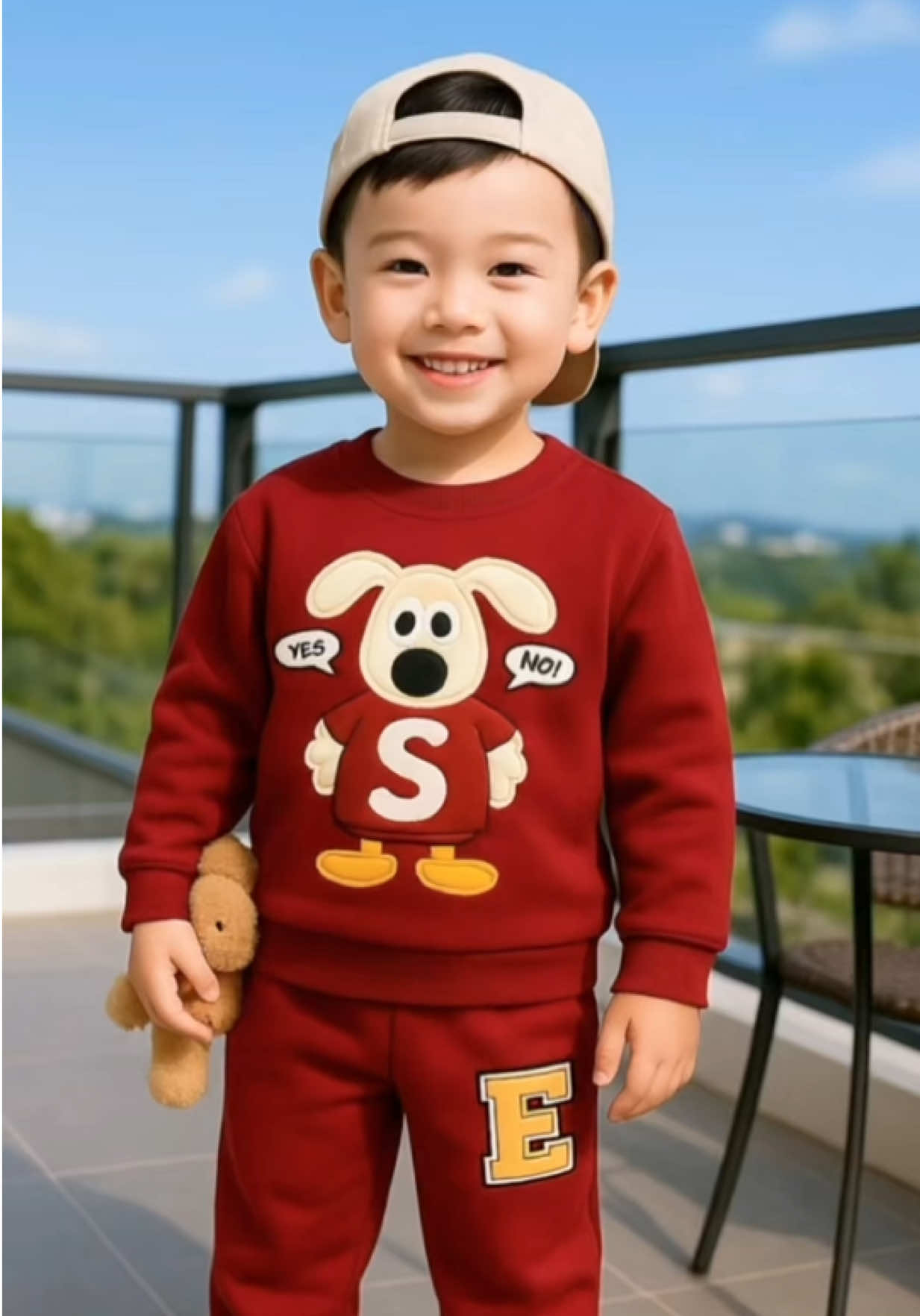 “ấm áp – đáng yêu – chuẩn style mùa đông! 🧸❄️ Bé mặc vào là đáng yêu muốn xỉu luôn!” 💕#khanhlinhvame #bobetrai #bobegai #bothudongchobe #quanaotreem 