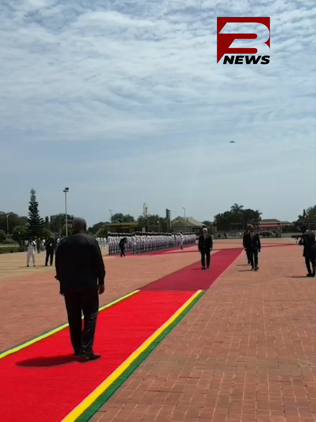 The President of Germany has arrived at the Jubilee House for bilateral discussions with President Mahama as part of his 3-day official visit to Ghana. #3NewsGH #TV3GH
