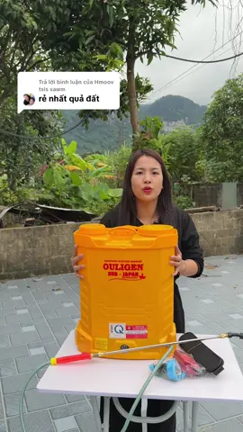 Trả lời @Hmoov tsis sawm bình xịt điện đang có giá khuyến mại #xuhuong #binhphunthuocsau #binhphundien #binhxitdien #saugiadung 