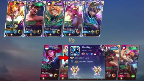 Global 1 Layla🫣#MLBB #MLBB9TH #CEDXVI