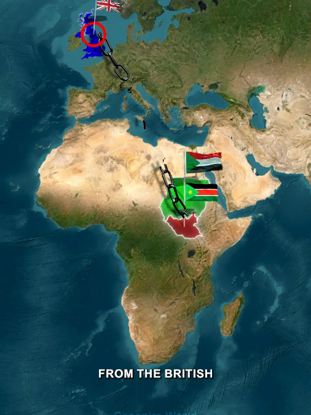 Why Sudan Split into Two Countries  #map #geography #sudan #usa #facts 