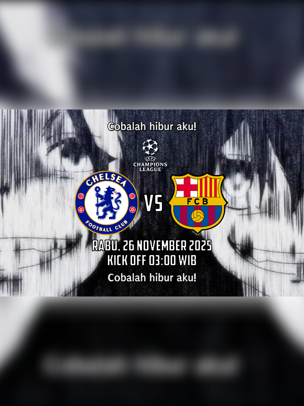#repost. Match panas yang ditunggu - Chelsea vs Barcelona 🔥 Jadi gak sabar lawan king Barca 🫣 ||  #fyp #chelsea #championsleague #barcelona