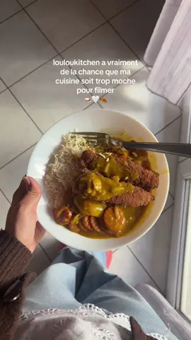 la vie quand tu peux cuisiner comme tu veux 🤍#katsu #chickenkatsu #curry #recettefacile 