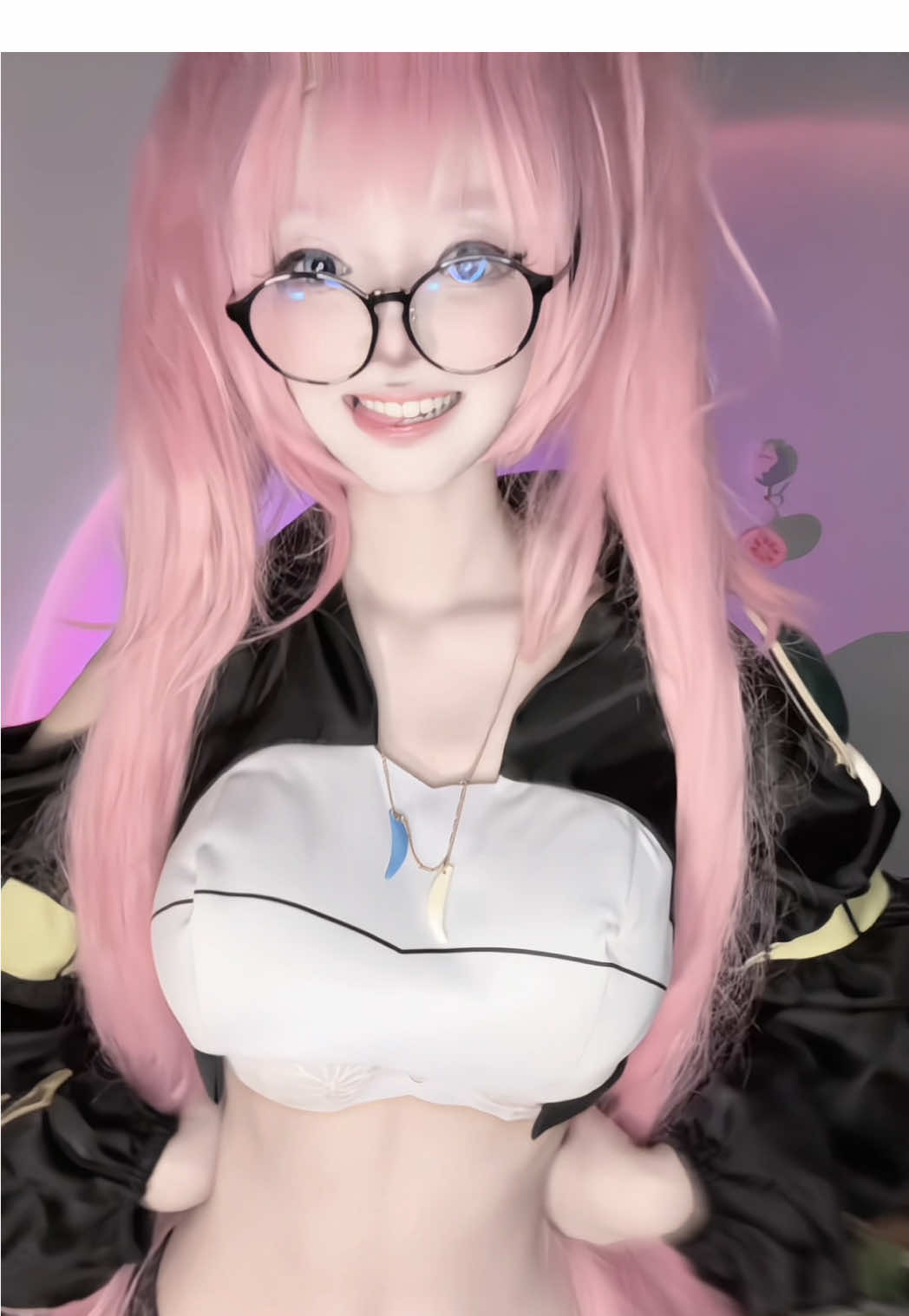 มิลิมทำไมใส่แว่นคับ☠️☠️ #milimnava #cosplay #anime #เกิดใหม่ทั้งที่ก็เป็นสไลม์ไปซะเเล้ว #fyp