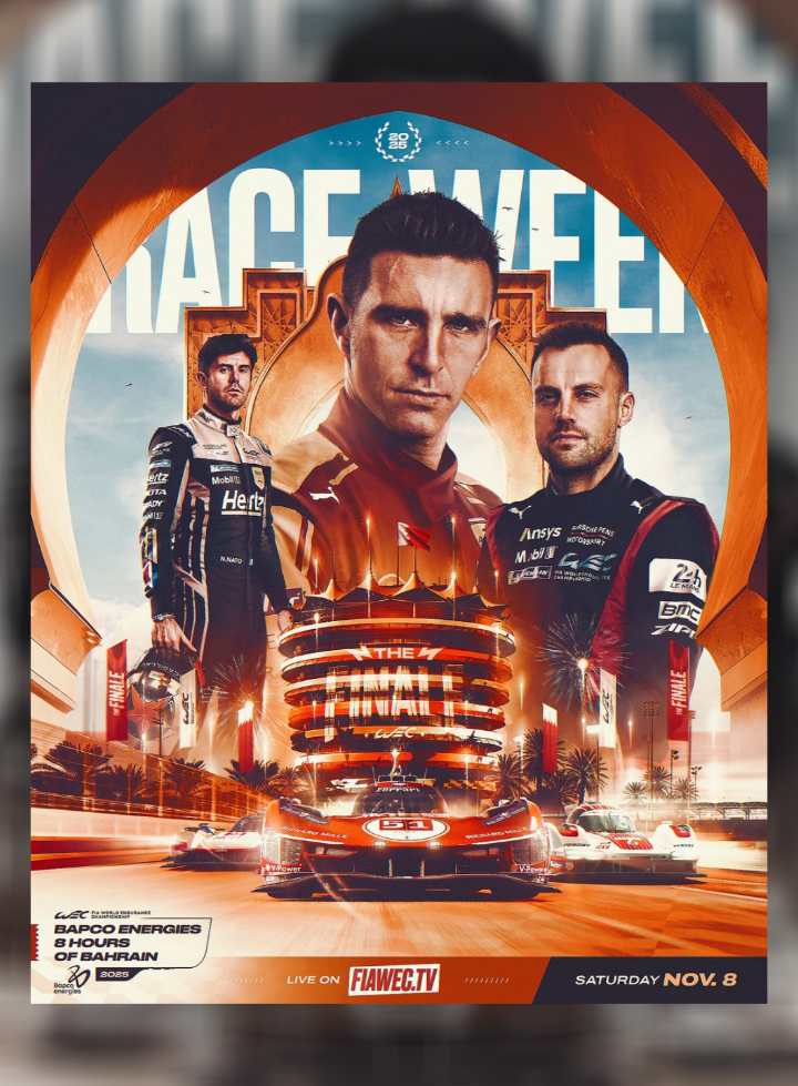 Three brands. One crown. One race to go. Ferrari, Porsche, and Cadillac are fighting for the championship. Who will be the winner at Bahrain??🔥🔥🏆🏆 #WEC #WorldEnduranceChampionship #Sportscar #Racecar #Bahrain 