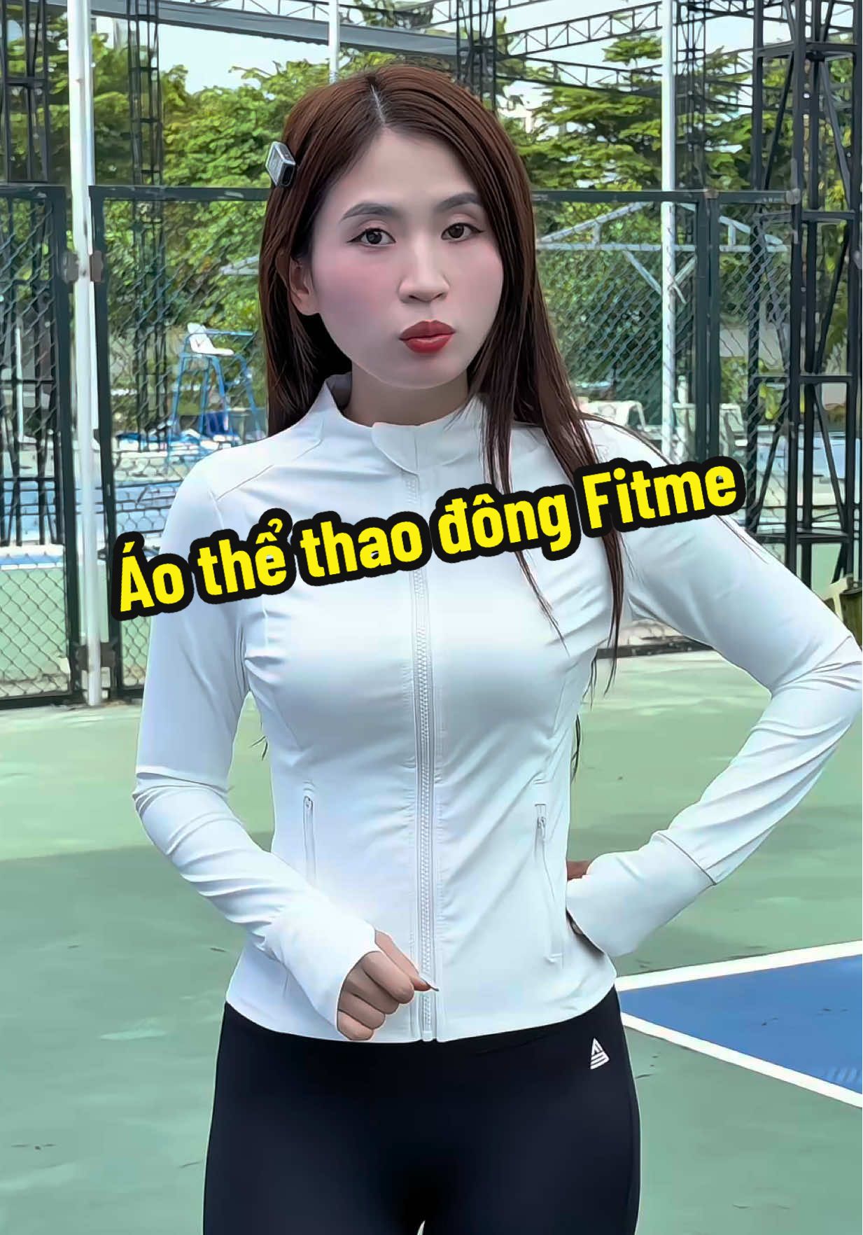 Bà nào sờ chất em áo Fitme này mà chê thì tôi chịu đấy #xuhuong #fitmesportswear #thoitrangnu #aothethao #aonu 