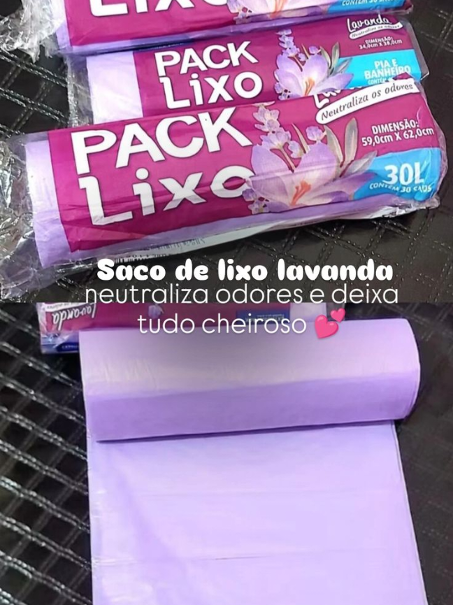 Saco de lixo perfumado #saco #sacodelixoperfumado #banheiro #cozinha #limpeza 