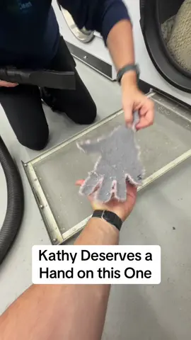 Give me 5 on the side and in the hole for this one. #laundromat #cleaning #oddlysatisfying #lintcleaning #CapCut 