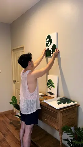 กิจกรรมยามว่าง ของเราสองคน #แต่งบ้าน #วาดภาพ  #เทรนวันนี้ @Jack Jun So 