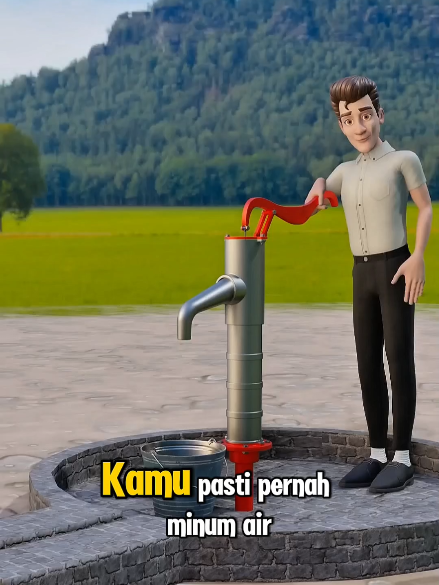 Bagaimana Pompa Tangan Bekerja | Animasi 3D #faktamenarik #faktaunik #faktasains #faktadunia #fypシ゚ 