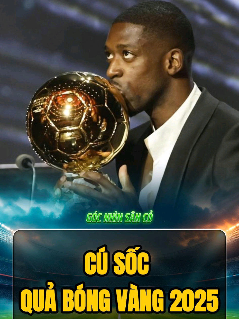 Lần đầu tiên sau nhiều năm… Quả Bóng Vàng thuộc về người thật sự xứng đáng! 🏆🔥 #dembele #football #bongda #barcelona #psg