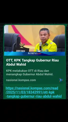 OTT kpk.. kadis PUPR, gubernur riau??  #kpk #korupsi #kadis #pupr #gubernurriau   @DPR RI @gerindra @Herry Heryawan @kpk_ri 