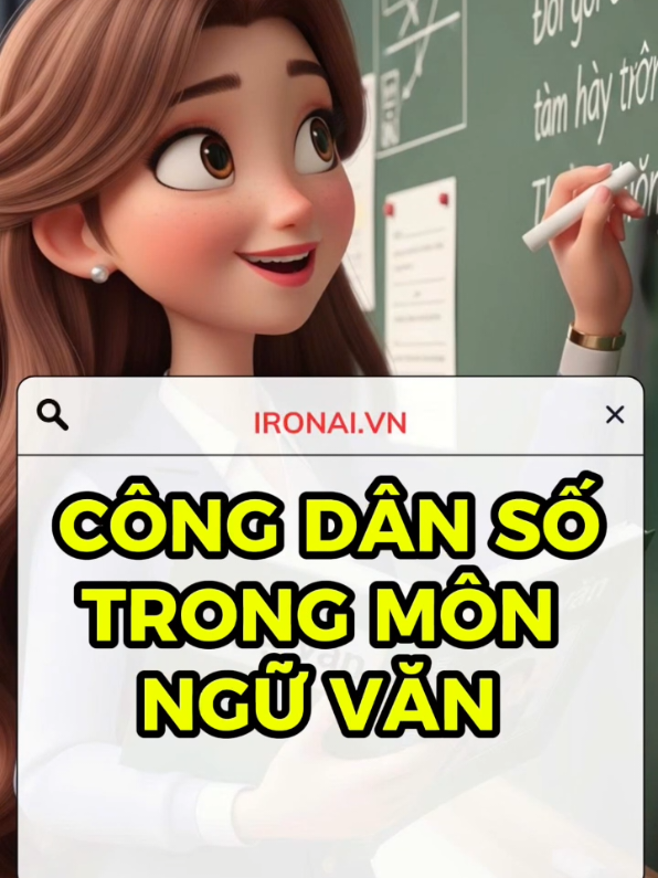 Cách áp dụng công dân số môn ngữ văn cho các thầy cô đây ạ. #congdanso #congngheso #dayhocsangtao #giaovien #nguvan 