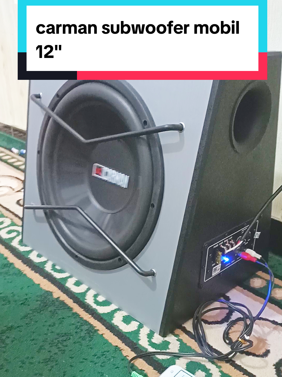 SUBWOOFER AKTIF CARMAN 12 INCH, #speaker #subwoofer #soundsystem #audio #sipalingaffiliate 