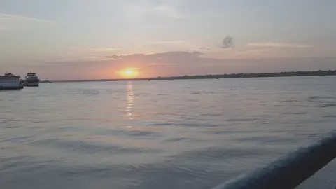 Há o nascer do sol 🌞! Tão lindo quanto o poente!#nortistas #Pará #belemdopará #paraense 