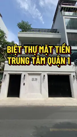 B.Á.N NHÀ MẶT TIỀN NGUYỄN VĂN THỦ, QUẬN 1  ▫️Diện tích đất CN: 149,4m² (8,3m x 18m).  ▫️Kết cấu: 4 tầng, nhà mới xây dựng.  ▫️Sổ hồng riêng #batdongsan #villa #bietthu #quan1 #follow 