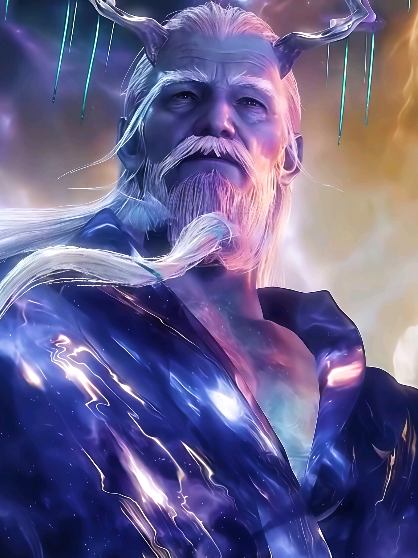 guru ke 4 luo Feng 😱 Zhou shan ke muncul 🫣#swallowedstar #luofeng #donghua 