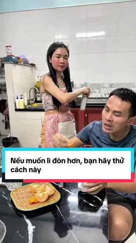 Nếu muốn lì đòn hơn, bạn hãy thử cách này. #duongbom #duongkhongsovo #giadinhvuive #chuyenvuimoingay #vochonghaihuoc 