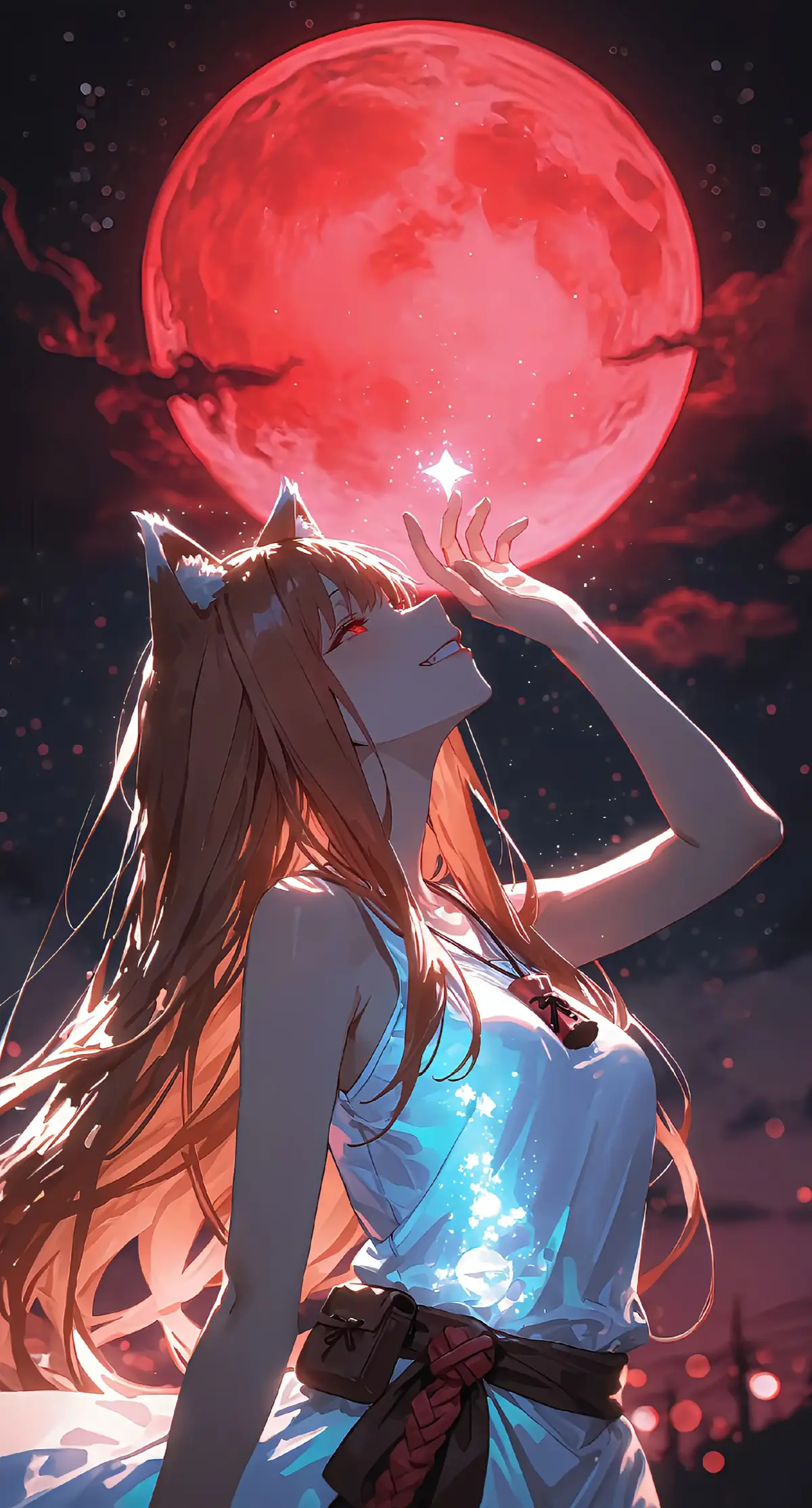 50 % discount on my Patreon 🍓 ♥️ #fyp #digitalart #fantasy #anime #wallpaper 