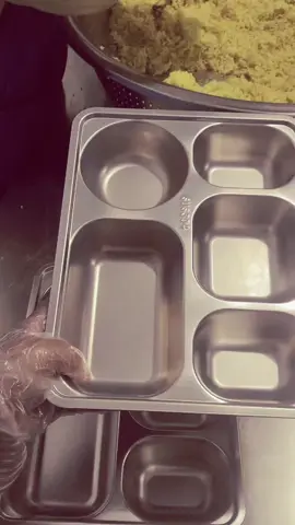 Today's Menu  Senin tanggal 3 November 2025🍱 Nasi kuning, ayam lengkuas, tempe orek, timun, jeruk🍊🥰#makanbergizigratis #mbglovers❤️ #sppgbekasijatiasihjatmer 