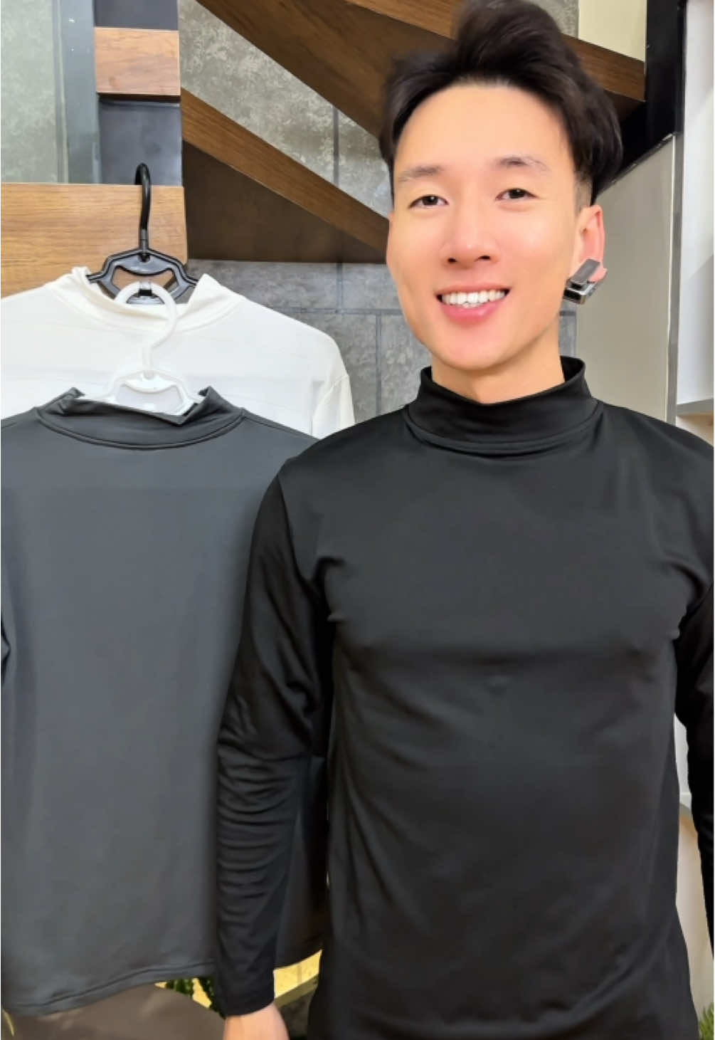 COMBO áo giữ nhiệt lót nỉ #anhcoday #aogiunhiet #thoitrangnam #xuhuong 