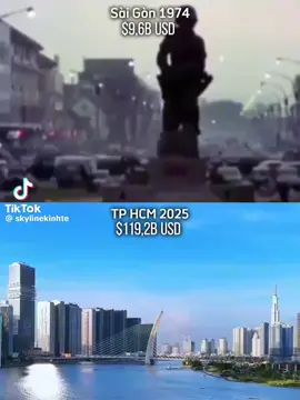 Sài Gòn năm 1974 và Tp.Hồ Chí Minh năm 2025.